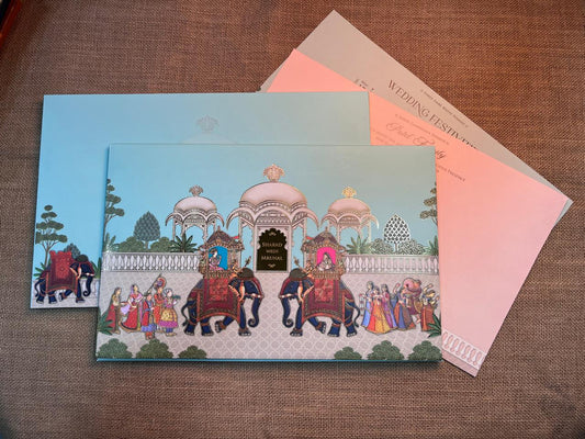 Traditional Wedding Card | SS - 554