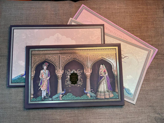 Traditional Wedding Card | SS - 558