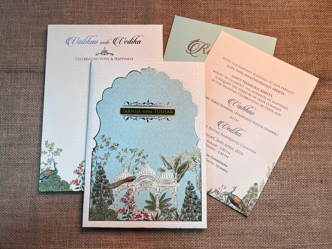 Elegant Wedding Card | SS - 596