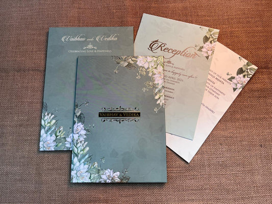 Classy Wedding Card | SS - 589