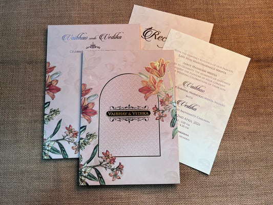 Classy Wedding Card | SS - 590