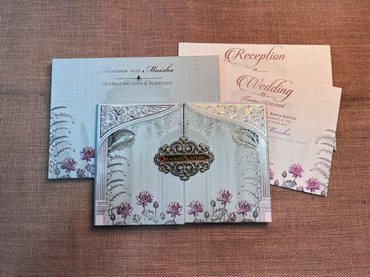 Door Theme Wedding Card | SS - 591