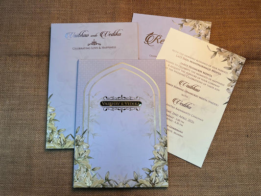 Classy Wedding Card | SS - 606