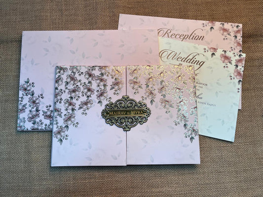 Floral Wedding Card | SS - 608