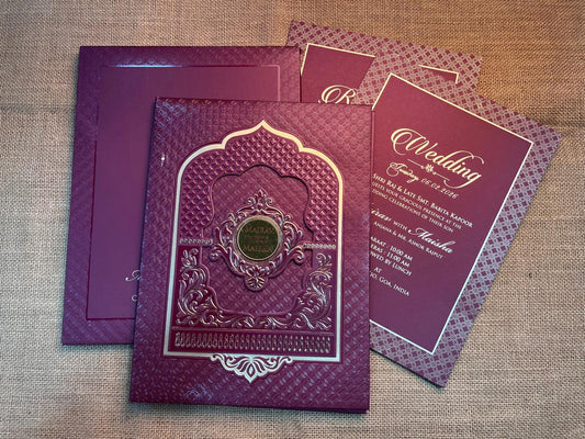 3D Elegant Wedding Card | SS - 643