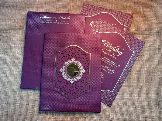 3D Elegant Wedding Card | SS - 642