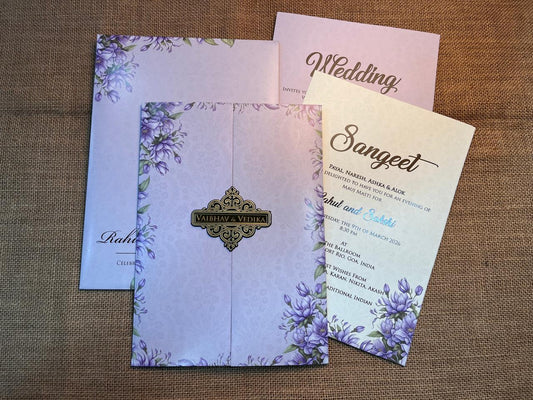 Floral Wedding Card | SS -726