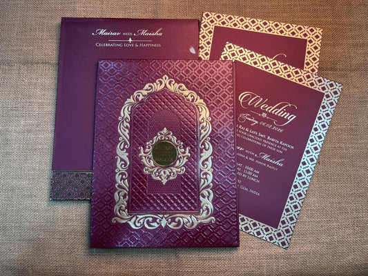 Elegant Wedding Card | SS - 640