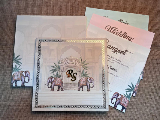 Classy Wedding Card | SS - 615
