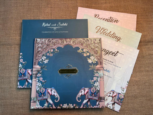 Traditional Wedding Card | SS - 614