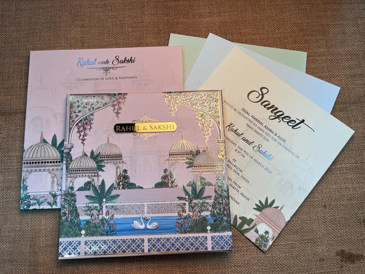 Pichwai Wedding Card | SS - 619