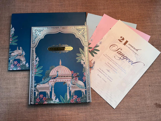 Pichwai Wedding Card | SS - 627