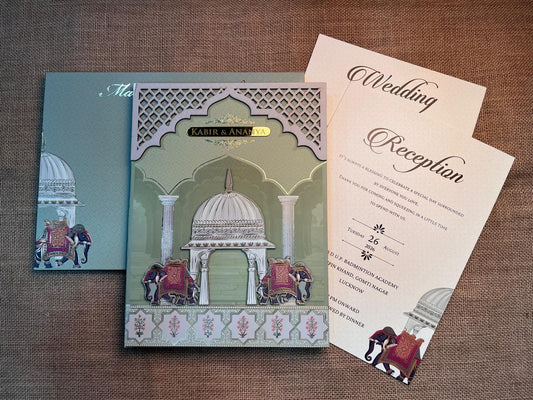 3D Traditional Wedding Card | SS - 631