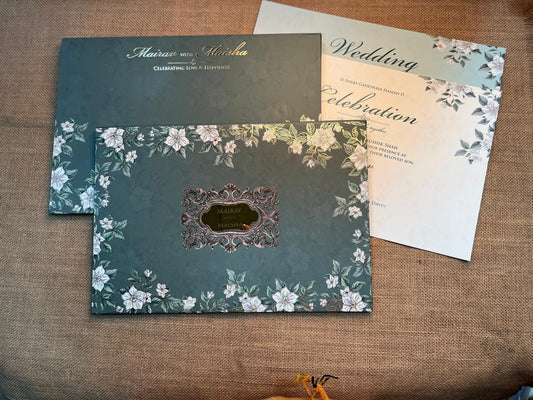 Floral Wedding Card | SS - 668
