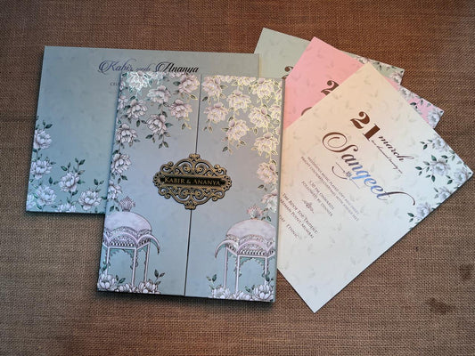 Floral Wedding Card | SS - 635