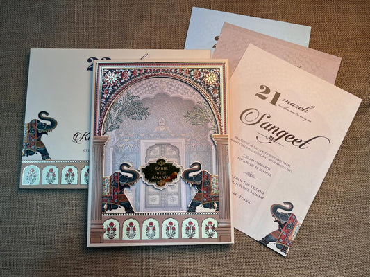 3D Traditional Wedding Card | SS - 637