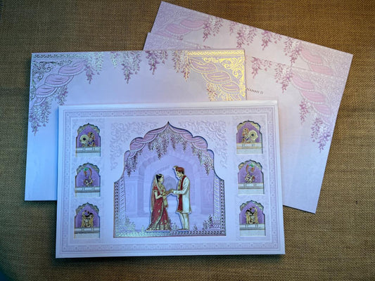 3D Elegant Wedding Card | SS - 657
