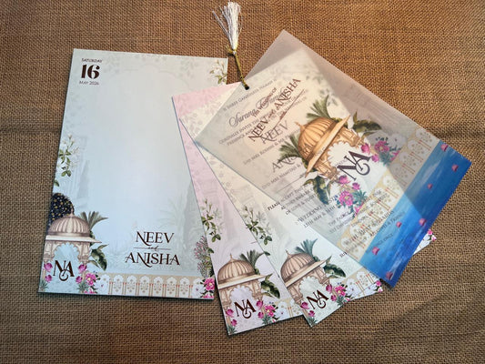 Vellum Paper : Elegant Wedding Card | SS - 711