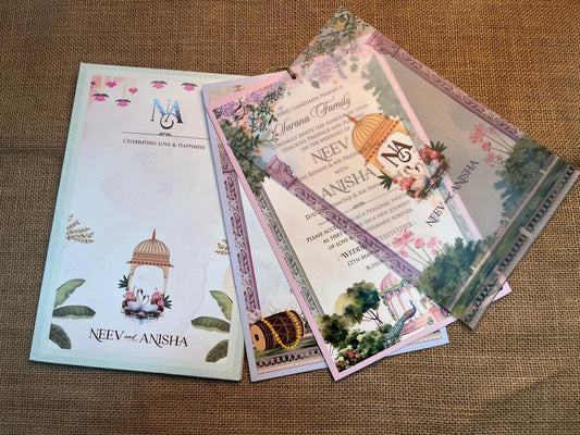 Vellum Paper : Elegant Wedding Card | SS - 712