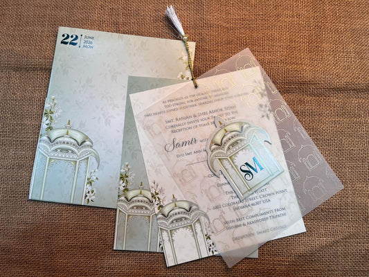 Floral Wedding Card | SS - 715