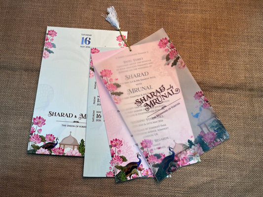 Vellum Paper Wedding Card | SS - 719