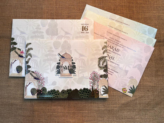 Pichwai Wedding Card | SS - 700
