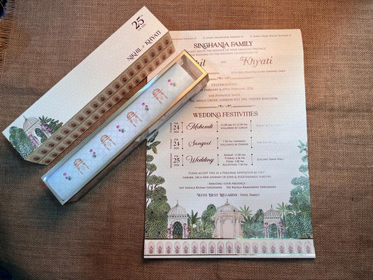 Pichwai Scroll Invitation | SS - 723