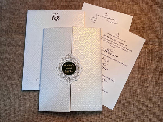 Classy Wedding Card | SS - 672