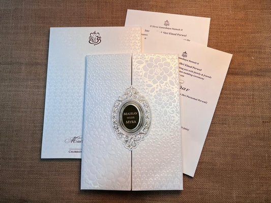 Classy Wedding Card | SS - 675