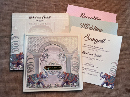 3D Traditional Wedding Card | SS - 612