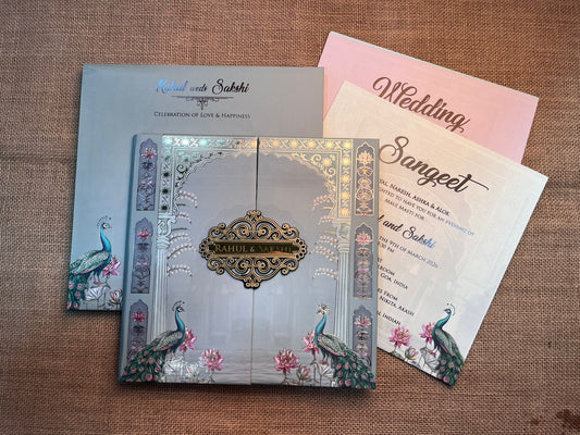 Door Theme Wedding Card | SS - 618