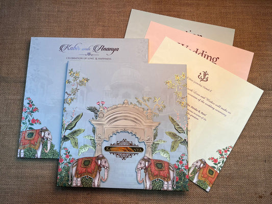 Traditional Wedding Card | SS - 648