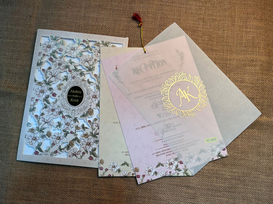 Lasercut Wedding Card | SS - 734