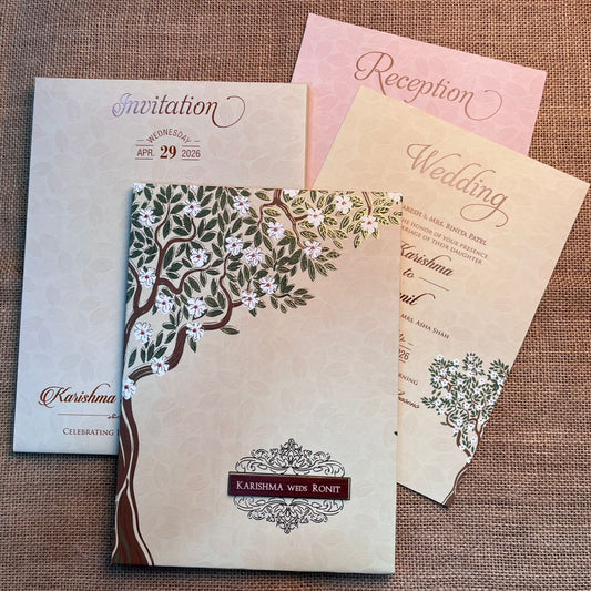 Rustic Wedding Card | SS - 741