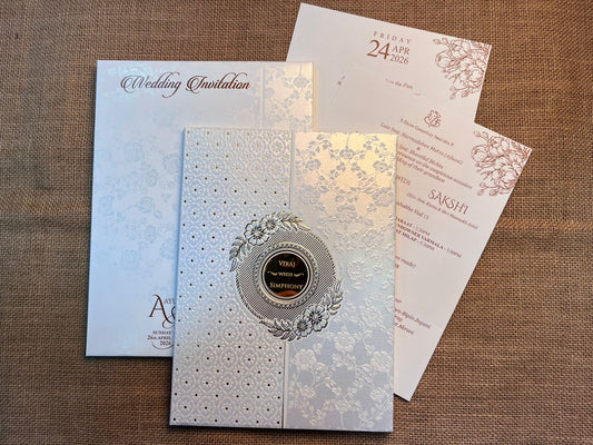 Classy Wedding Card | SS - 743