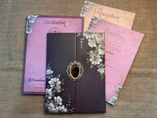 Floral Wedding Card | SS - 736