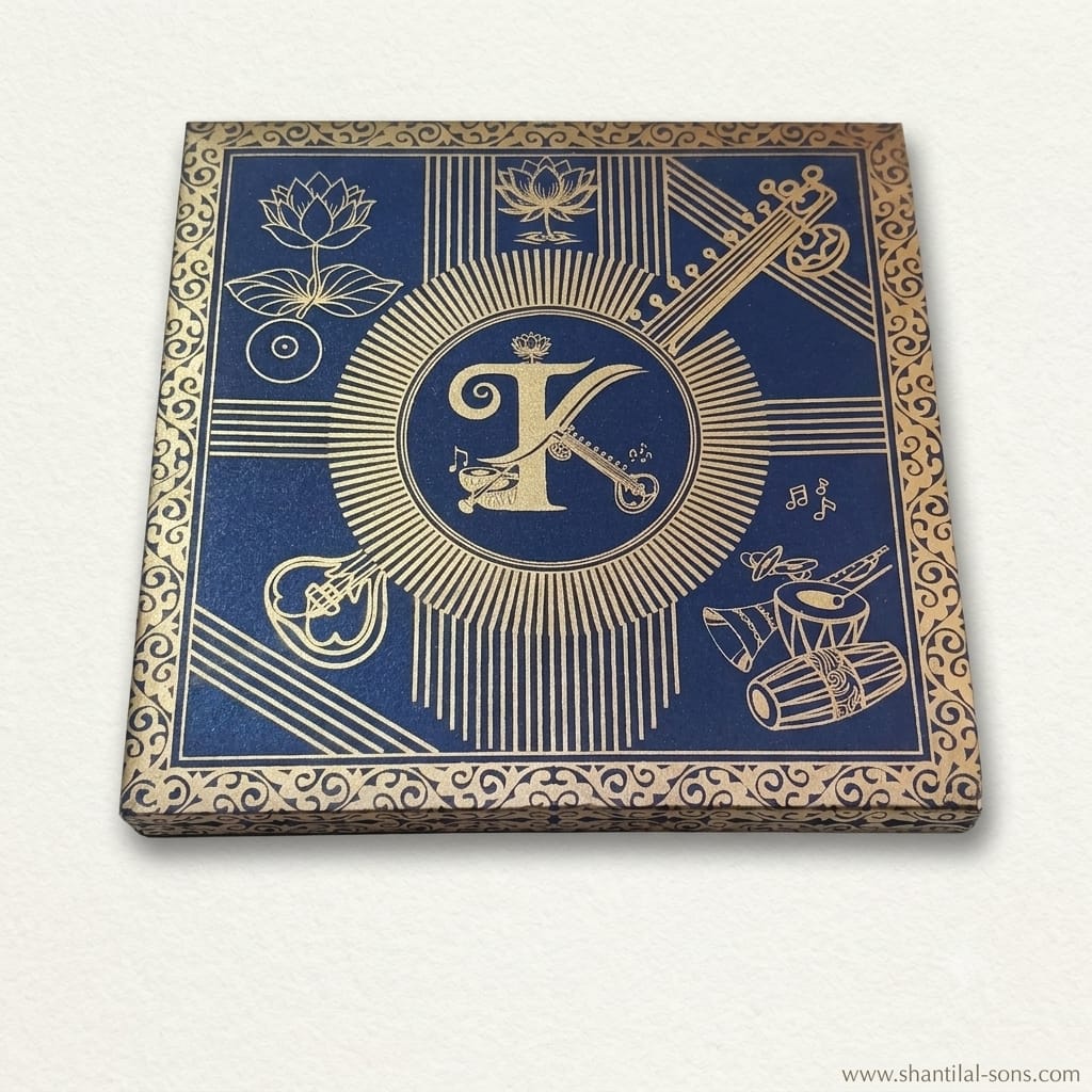 Luxury Musical Theme Box Wedding Invitation | SS-3501