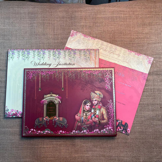 Traditional Wedding Card | SS - 501