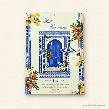 Pichwai Wedding Invitation | SS - 2065