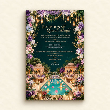 Royal Wedding Invitation | SS - 8082