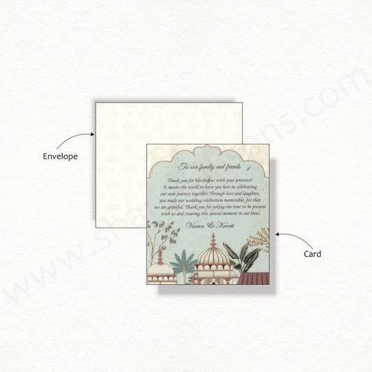 Beautiful Designer Thank You Card | R -4