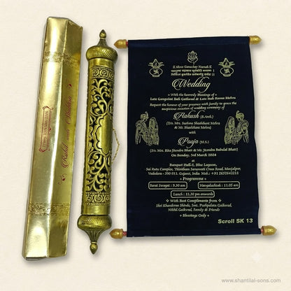 Elegant Scroll Invitation | SSR- 65