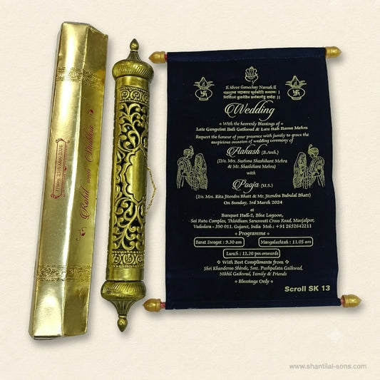 Elegant Scroll Invitation | SSR- 65