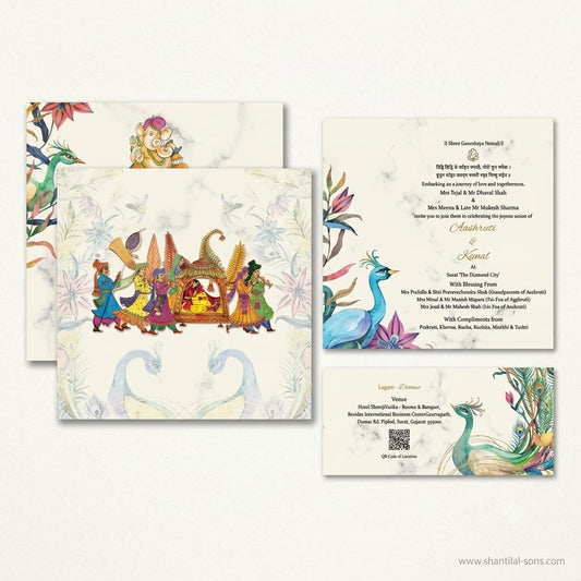 Heritage Wedding Invitation Folder | SS-3512