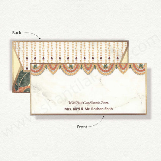 Traditional Floral Cash Envelope | G-53