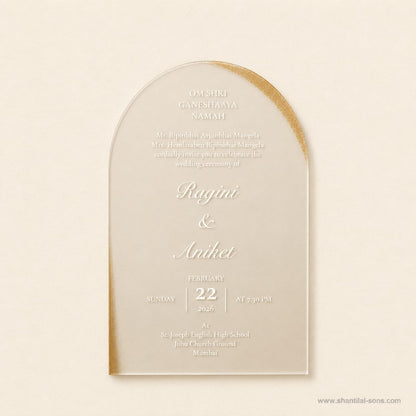 Minimal Wedding Invitation | SS - 8202