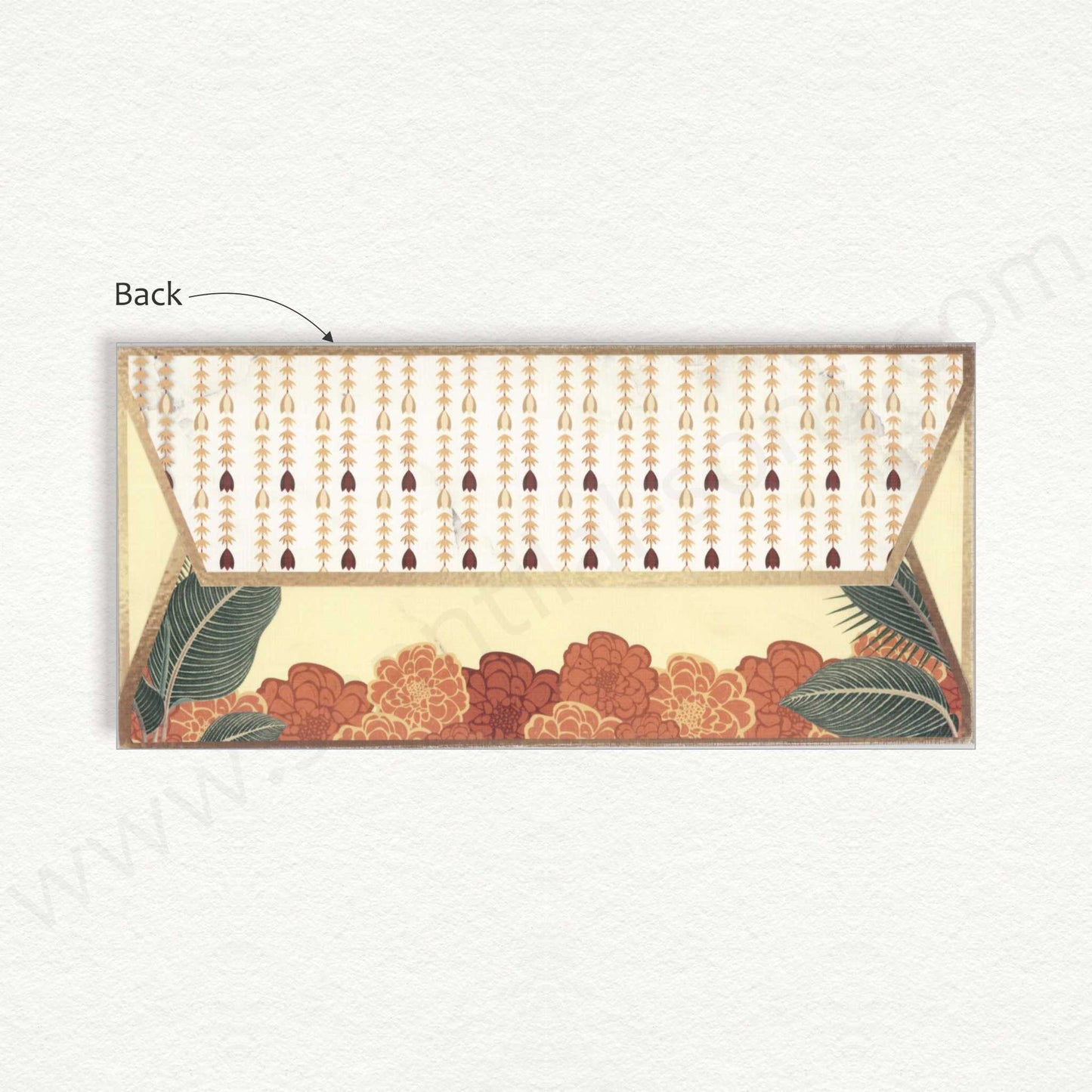 Traditional Floral Cash Envelope | G-53