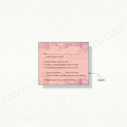 Designer RSVP Card | R - 1
