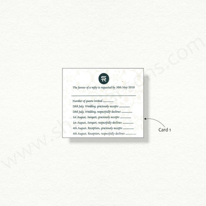 Designer RSVP Card | R - 2