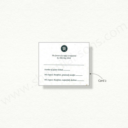 Designer RSVP Card | R - 2